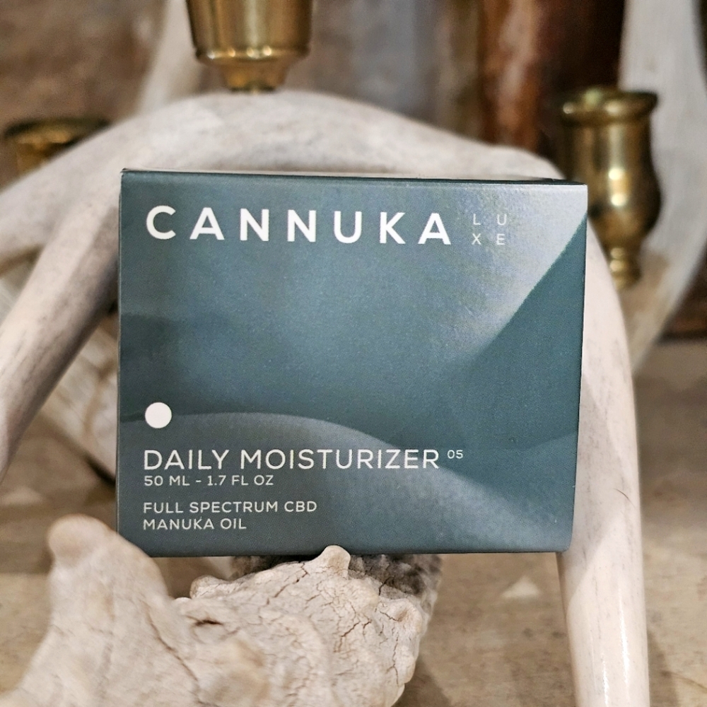 NEW! CANNUKA Luxe Full Spectrum CBD Daily Moisturizer 50ml Manuka Oil